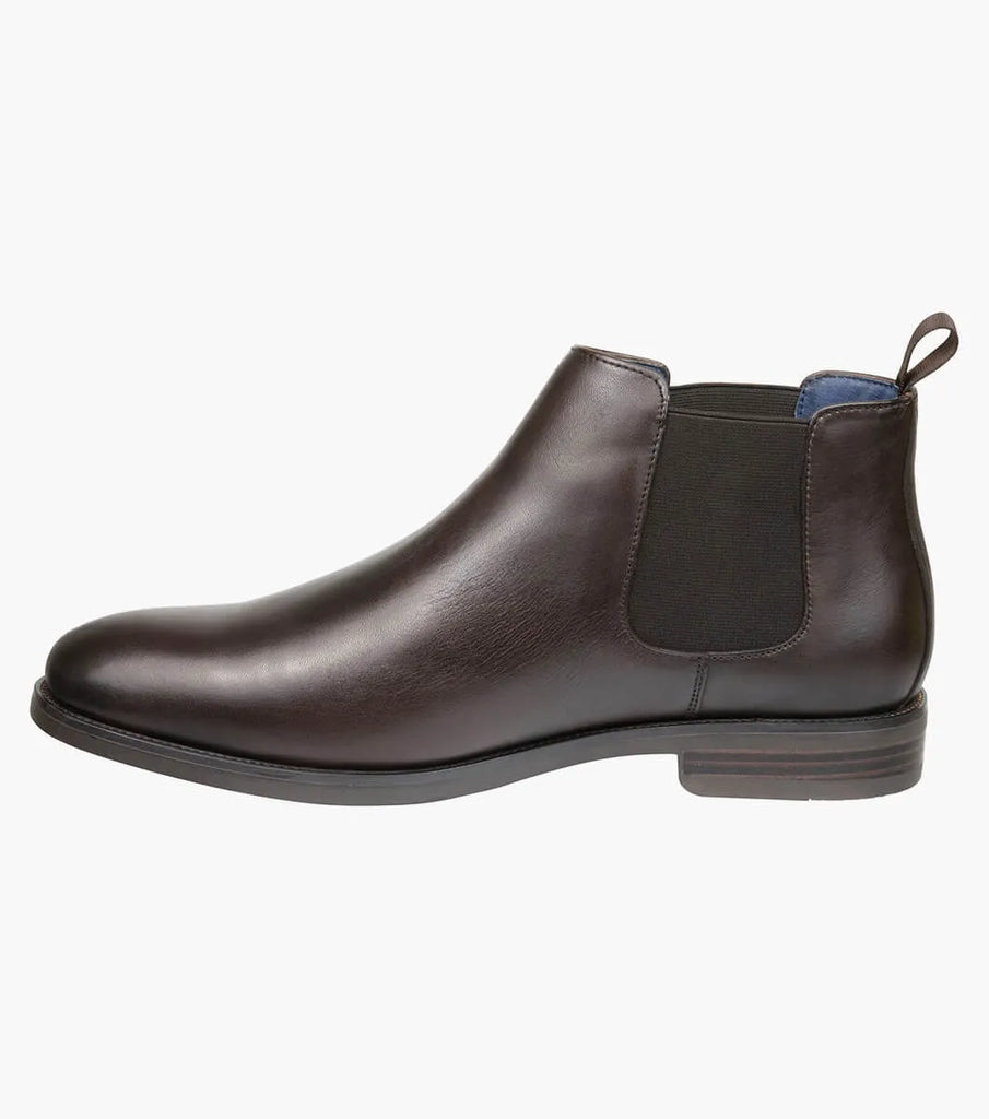 Florsheim Dark Brown Ceduna Plain Toe Chelsea Boot