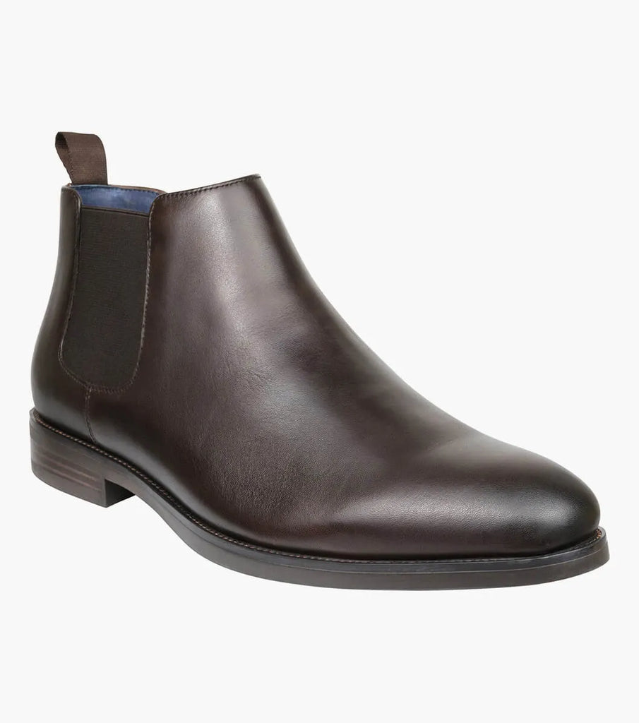 Florsheim Dark Brown Ceduna Plain Toe Chelsea Boot