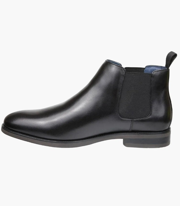 Florsheim Black Ceduna Plain Toe Chelsea Boot