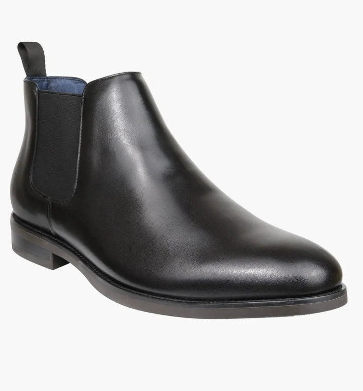 Florsheim Black Ceduna Plain Toe Chelsea Boot